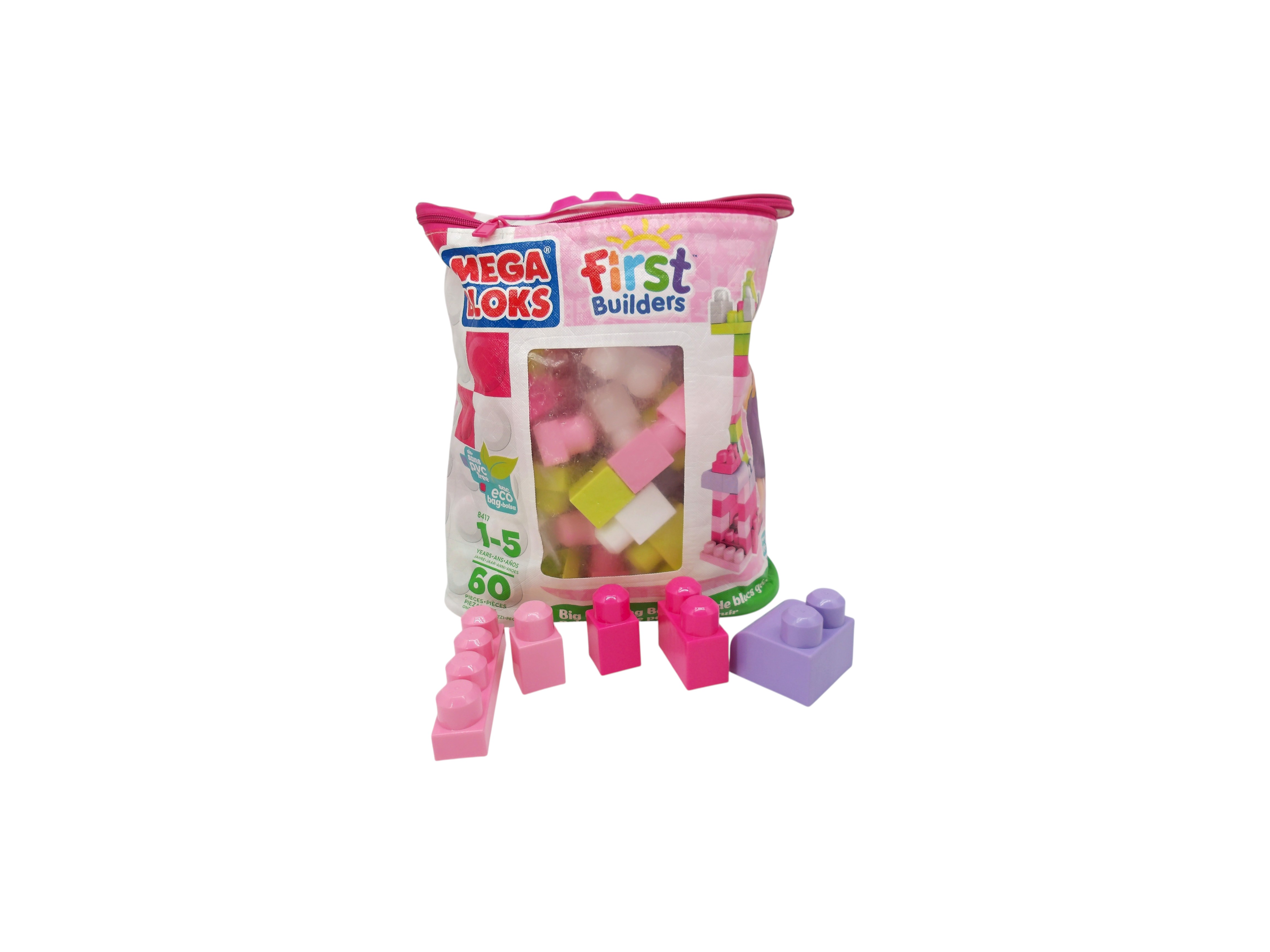 Voir photo 2 de Mega Bloks - Sac medium 60 briques Mega Bloks - Sac medium 60 briques - Vue 2 -